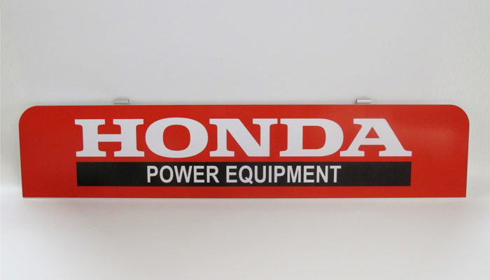 Werbetafel für Honda
