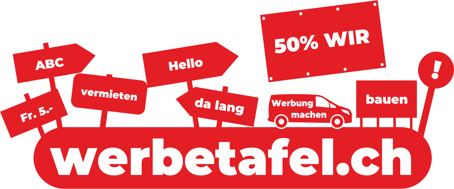 Werbetafel CH